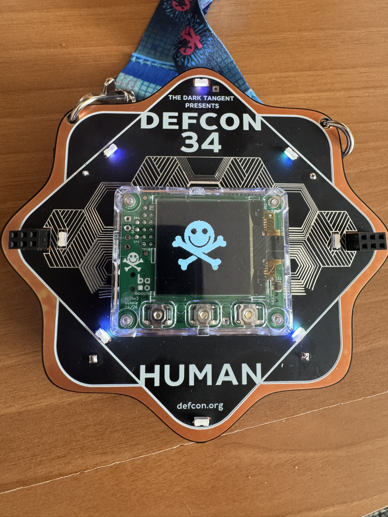 A photo of the badge