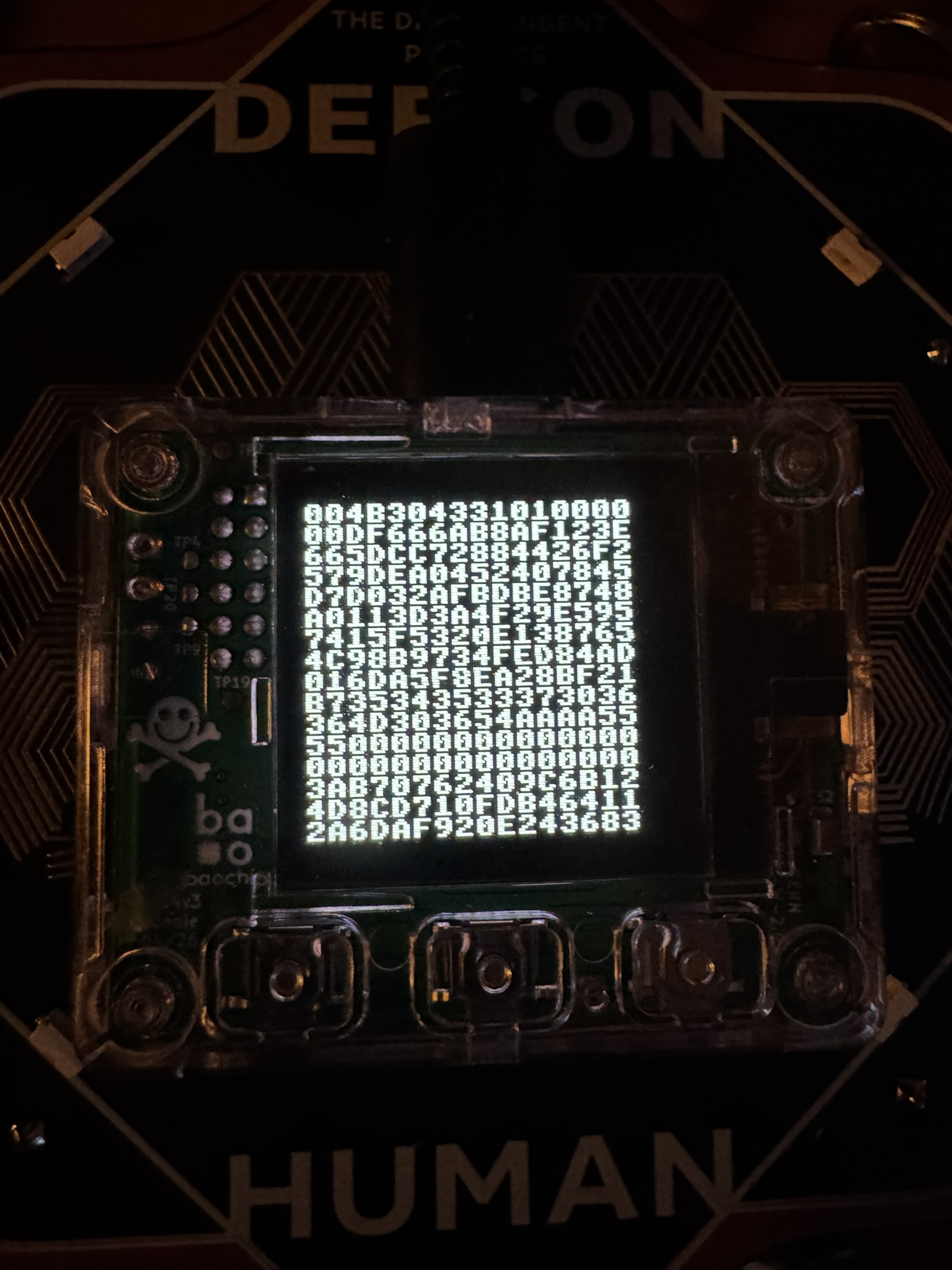 Output of data